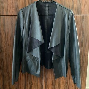 Zara Basic Faux Leather Jacket